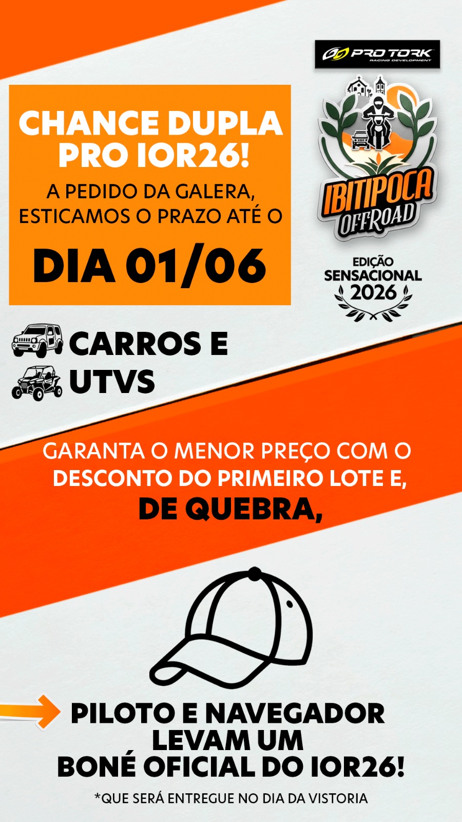 Virada de lote nos carros e UTVs. Com promoção!